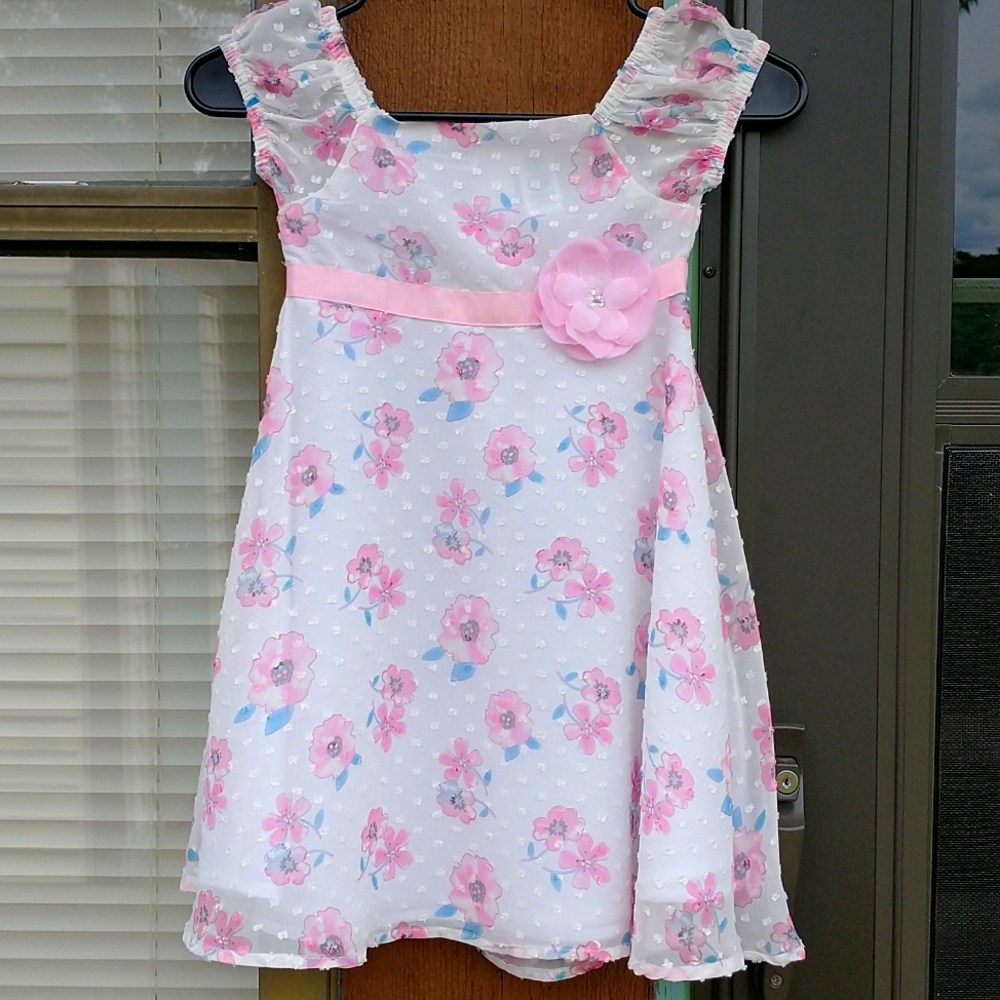 Blueber boulevard girls dresses 5 pink blue white